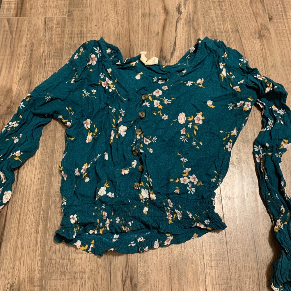 floral blouse